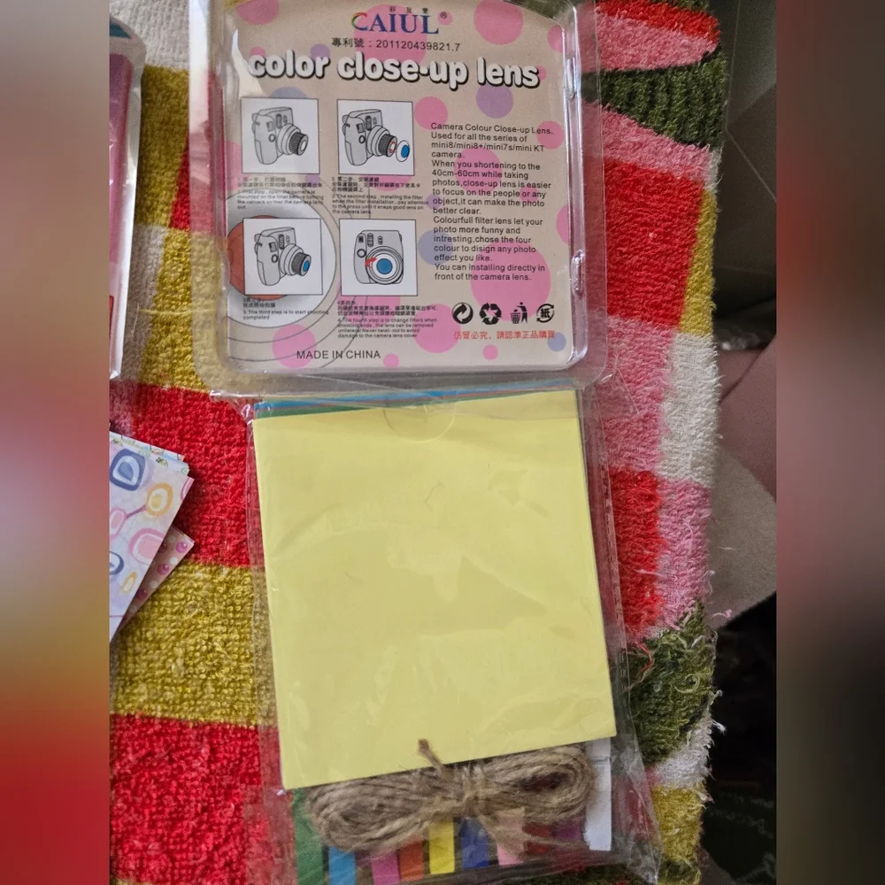 Fujifilm Instax Mini 8 Accessories Close-Up Bunny Lens Filters Frames Kit